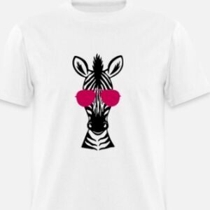 Zebra with sunglasses